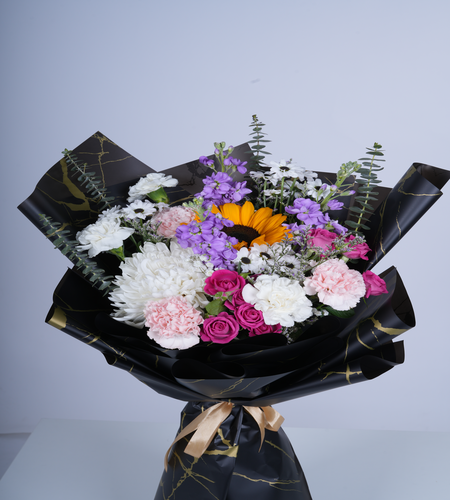 Elegant Bouquet with Sunflower